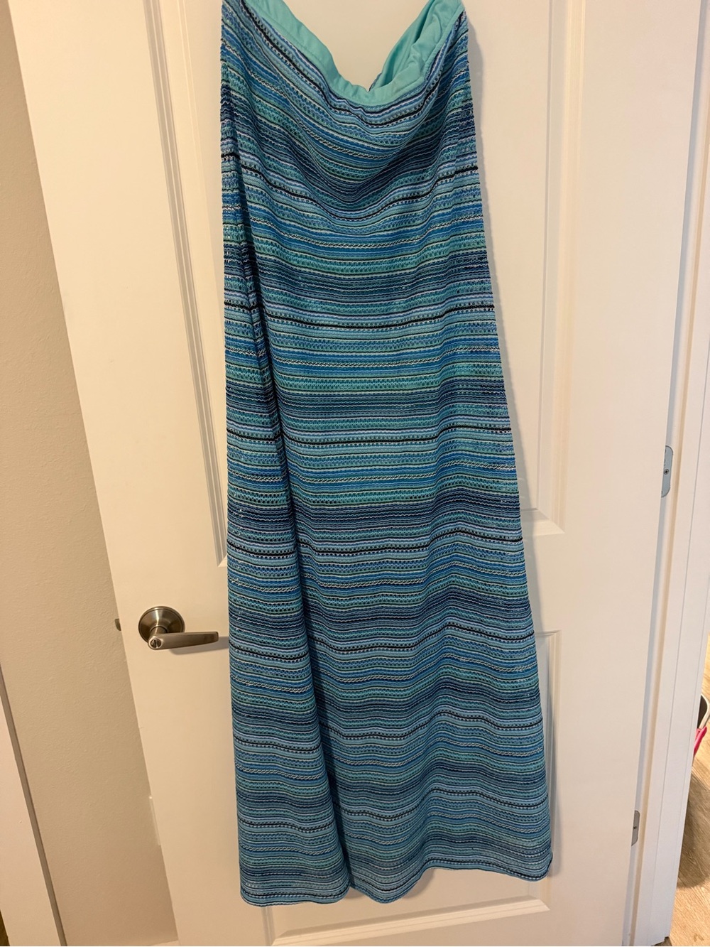 Crotchet strapless dress - Women